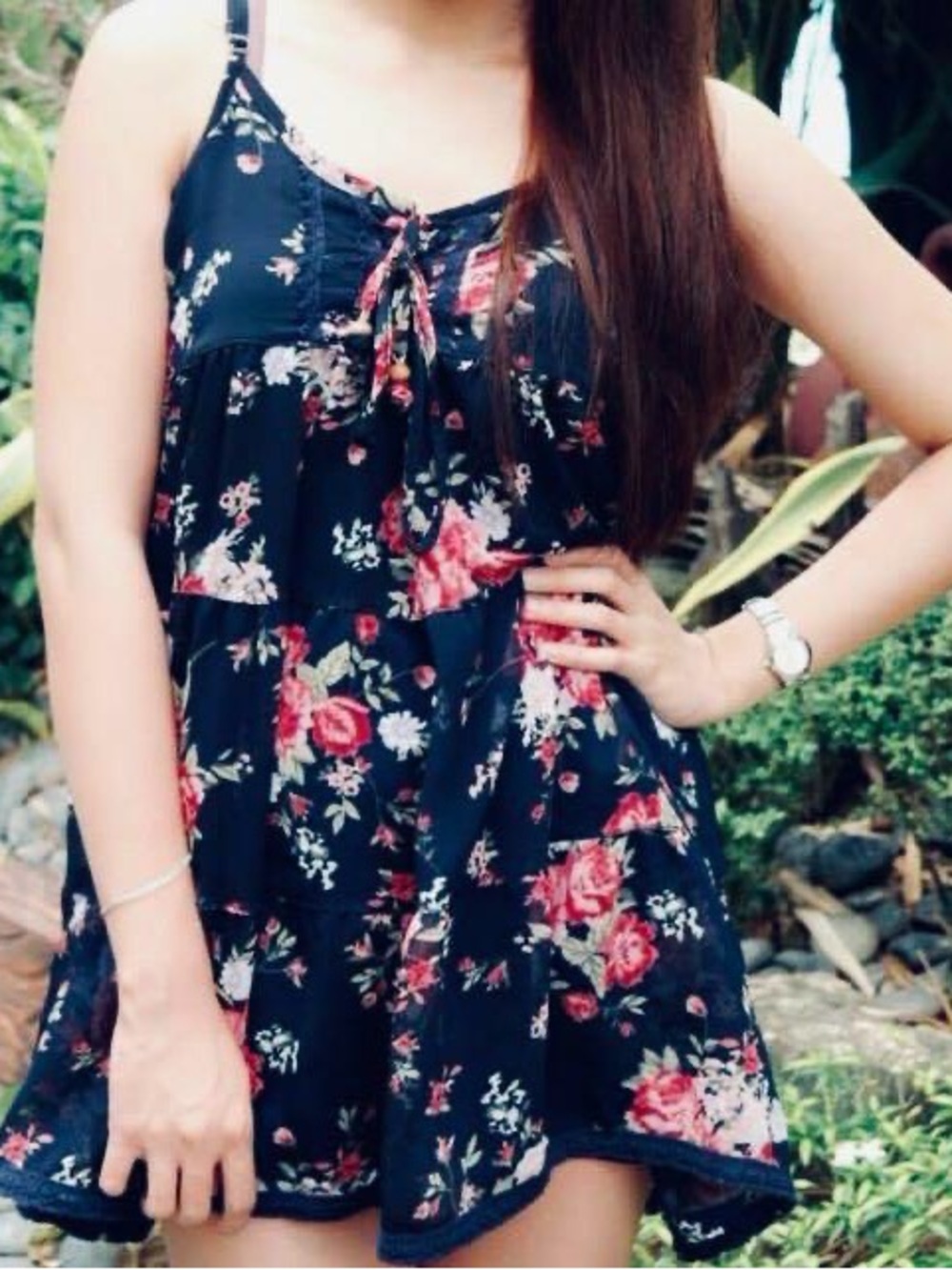 C.O.L.Z.A Sleeveless Floral Mini Dress Size Small